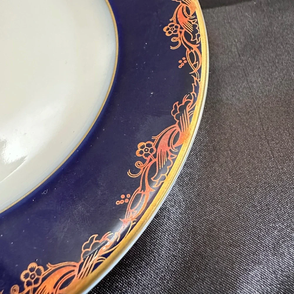 8 Rosenthal Classic Rose‎ Frederick the Great Cobalt Gold 7.75